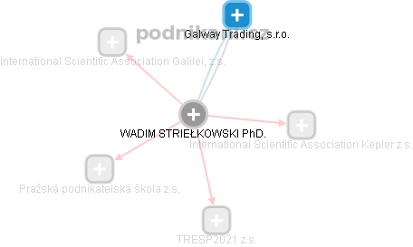 WADIM STRIEŁKOWSKI - Vizualizace  propojení osoby a firem v obchodním rejstříku