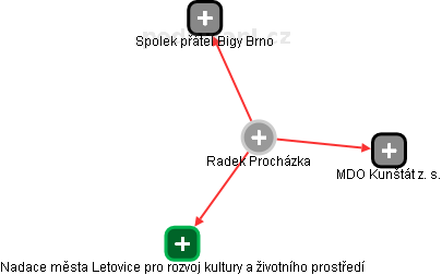 Radek Procházka - Vizualizace  propojení osoby a firem v obchodním rejstříku