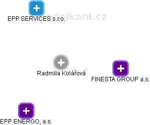 Radmila Kolářová - Vizualizace  propojení osoby a firem v obchodním rejstříku