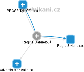 Regina Gabrielová - Vizualizace  propojení osoby a firem v obchodním rejstříku