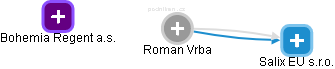 Roman Vrba - Vizualizace  propojení osoby a firem v obchodním rejstříku