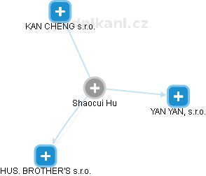 Shaocui Hu - Vizualizace  propojení osoby a firem v obchodním rejstříku