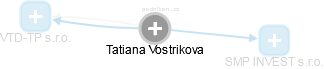 Tatiana Vostrikova - Vizualizace  propojení osoby a firem v obchodním rejstříku