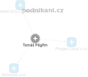 Tomáš Pěgřím - Vizualizace  propojení osoby a firem v obchodním rejstříku