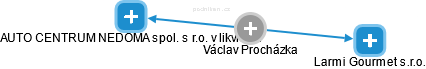 Václav Procházka - Vizualizace  propojení osoby a firem v obchodním rejstříku
