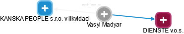  Vasyl M. - Vizualizace  propojení osoby a firem v obchodním rejstříku