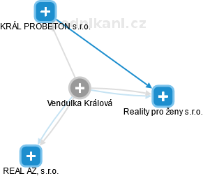  Vendulka K. - Vizualizace  propojení osoby a firem v obchodním rejstříku