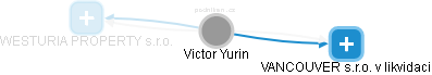 Victor Yurin - Vizualizace  propojení osoby a firem v obchodním rejstříku
