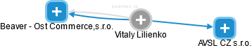 Vitaly Lilienko - Vizualizace  propojení osoby a firem v obchodním rejstříku