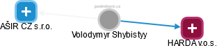 Volodymyr Shybistyy - Vizualizace  propojení osoby a firem v obchodním rejstříku