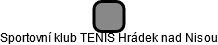 Sportovní klub TENIS Hrádek nad Nisou - náhled vizuálního zobrazení vztahů obchodního rejstříku