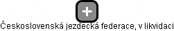 Československá jezdecká federace, v likvidaci - náhled vizuálního zobrazení vztahů obchodního rejstříku