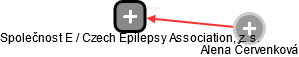 Společnost E / Czech Epilepsy Association, z. s. - náhled vizuálního zobrazení vztahů obchodního rejstříku