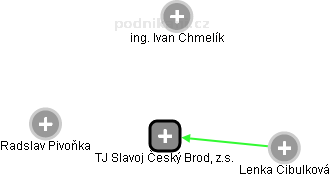 TJ Slavoj Český Brod, z.s. - náhled vizuálního zobrazení vztahů obchodního rejstříku