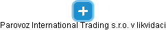 Parovoz International Trading s.r.o. v likvidaci - náhled vizuálního zobrazení vztahů obchodního rejstříku