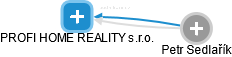 PROFI HOME REALITY s.r.o. - náhled vizuálního zobrazení vztahů obchodního rejstříku