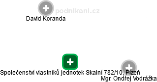 Společenství vlastníků jednotek Skalní 782/10, Plzeň - náhled vizuálního zobrazení vztahů obchodního rejstříku