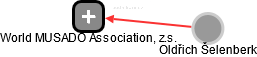 World MUSADO Association, z.s. - náhled vizuálního zobrazení vztahů obchodního rejstříku