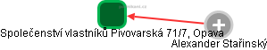 Společenství vlastníků Pivovarská 71/7, Opava - náhled vizuálního zobrazení vztahů obchodního rejstříku