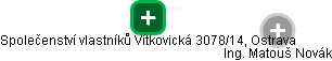 Společenství vlastníků Vítkovická 3078/14, Ostrava - náhled vizuálního zobrazení vztahů obchodního rejstříku