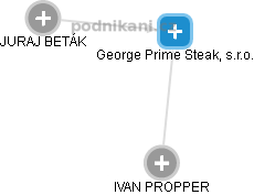 George Prime Steak, s.r.o. - náhled vizuálního zobrazení vztahů obchodního rejstříku