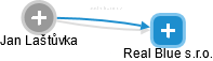 Real Blue s.r.o. - náhled vizuálního zobrazení vztahů obchodního rejstříku
