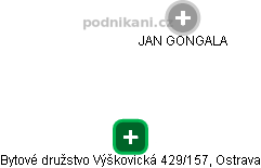 Bytové družstvo Výškovická 429/157, Ostrava - náhled vizuálního zobrazení vztahů obchodního rejstříku