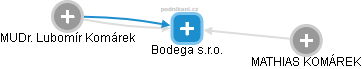 Bodega s.r.o. - náhled vizuálního zobrazení vztahů obchodního rejstříku