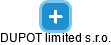 DUPOT limited s.r.o. - náhled vizuálního zobrazení vztahů obchodního rejstříku