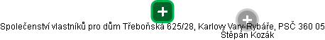 Společenství vlastníků pro dům Třeboňská 625/28, Karlovy Vary-Rybáře, PSČ 360 05 - náhled vizuálního zobrazení vztahů obchodního rejstříku