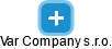 Var Company s.r.o. - náhled vizuálního zobrazení vztahů obchodního rejstříku