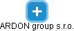 ARDON group s.r.o. - náhled vizuálního zobrazení vztahů obchodního rejstříku