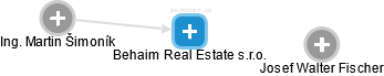 Behaim Real Estate s.r.o. - náhled vizuálního zobrazení vztahů obchodního rejstříku