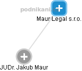 Maur Legal s.r.o. - náhled vizuálního zobrazení vztahů obchodního rejstříku