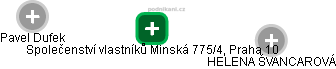 Společenství vlastníků Minská 775/4, Praha 10 - náhled vizuálního zobrazení vztahů obchodního rejstříku