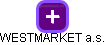 WESTMARKET a.s. - náhled vizuálního zobrazení vztahů obchodního rejstříku