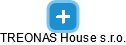 TREONAS House s.r.o. - náhled vizuálního zobrazení vztahů obchodního rejstříku