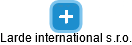 Larde international s.r.o. - náhled vizuálního zobrazení vztahů obchodního rejstříku