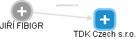 TDK Czech s.r.o. - náhled vizuálního zobrazení vztahů obchodního rejstříku
