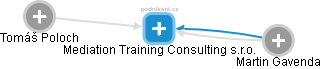 Mediation Training Consulting s.r.o. - náhled vizuálního zobrazení vztahů obchodního rejstříku