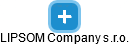 LIPSOM Company s.r.o. - náhled vizuálního zobrazení vztahů obchodního rejstříku
