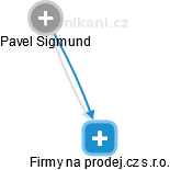 Firmy na prodej.cz s.r.o. - náhled vizuálního zobrazení vztahů obchodního rejstříku