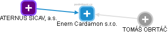Enern Cardamon s.r.o. - náhled vizuálního zobrazení vztahů obchodního rejstříku