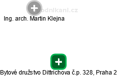 Bytové družstvo Dittrichova č.p. 328, Praha 2 - náhled vizuálního zobrazení vztahů obchodního rejstříku