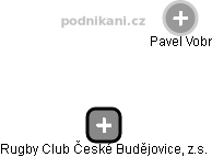Rugby Club České Budějovice, z.s. - náhled vizuálního zobrazení vztahů obchodního rejstříku