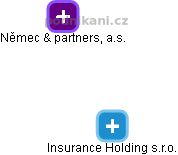 Insurance Holding s.r.o. - náhled vizuálního zobrazení vztahů obchodního rejstříku