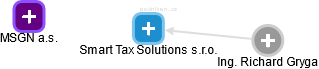 Smart Tax Solutions s.r.o. - náhled vizuálního zobrazení vztahů obchodního rejstříku