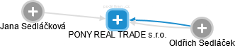 PONY REAL TRADE s.r.o. - náhled vizuálního zobrazení vztahů obchodního rejstříku