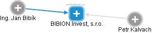 BIBION Invest, s.r.o. - náhled vizuálního zobrazení vztahů obchodního rejstříku