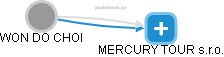 MERCURY TOUR s.r.o. - náhled vizuálního zobrazení vztahů obchodního rejstříku